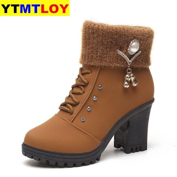 boots high heel winter shoes women fashion women's plush warm fur ladies brand ankle crystal, Black
boots high heel winter shoes women fashion women's plush warm fur ladies brand ankle crystal, Black