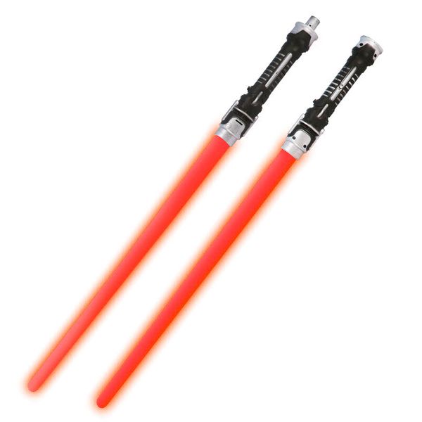 2pcs lightsaber toys for kids jedi luminous sabre laser light saber force light led flashing lightstick glow dark children toy q0113
2pcs lightsaber toys for kids jedi luminous sabre laser light saber force light led flashing lightstick glow dark children toy q0113