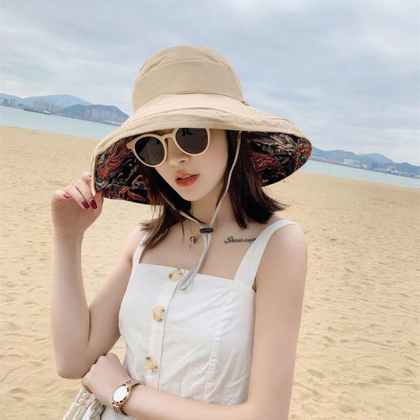 wide brim hats women ethnic floral reversible sun hat uv protection floppy beach cap 28gd, Blue;gray
wide brim hats women ethnic floral reversible sun hat uv protection floppy beach cap 28gd, Blue;gray