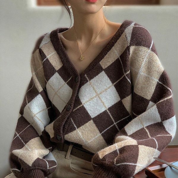 women's cardigan check pattern knitted button plaid check basic elegant casual long sleeve sweater cardigans v neck fall winter blue br, White;black
women's cardigan check pattern knitted button plaid check basic elegant casual long sleeve sweater cardigans v neck fall winter blue br, White;black