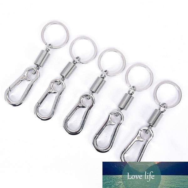 2 pcs stainless steel spring buckle carabiner keychain waist belt clip anti-lost buckle hanging retractable keyring outdoor, Silver
2 pcs stainless steel spring buckle carabiner keychain waist belt clip anti-lost buckle hanging retractable keyring outdoor, Silver