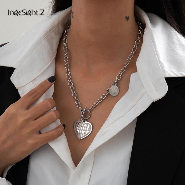 stainless steel toggle clasp lasso love heart long necklace vintage carved coin letter igirl pendant necklaces for women jewelry, Silver
stainless steel toggle clasp lasso love heart long necklace vintage carved coin letter igirl pendant necklaces for women jewelry, Silver