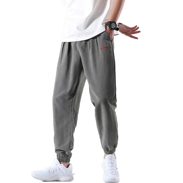 men 2020 autumn new solid color printing corset overalls trend harlan casual pants men's, Black
men 2020 autumn new solid color printing corset overalls trend harlan casual pants men's, Black