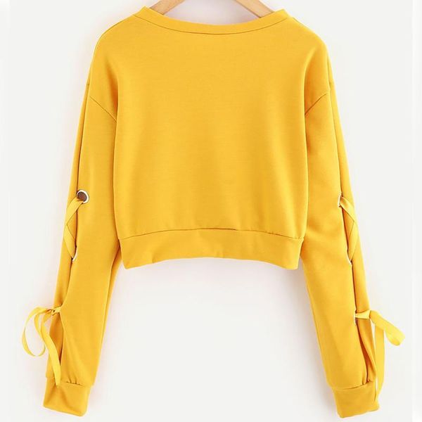 hoodie women's fashion casual lace up long sleeve pullover crop solid crewneck sweatshirt moda feminina sudaderas mujer 2021, Black
hoodie women's fashion casual lace up long sleeve pullover crop solid crewneck sweatshirt moda feminina sudaderas mujer 2021, Black