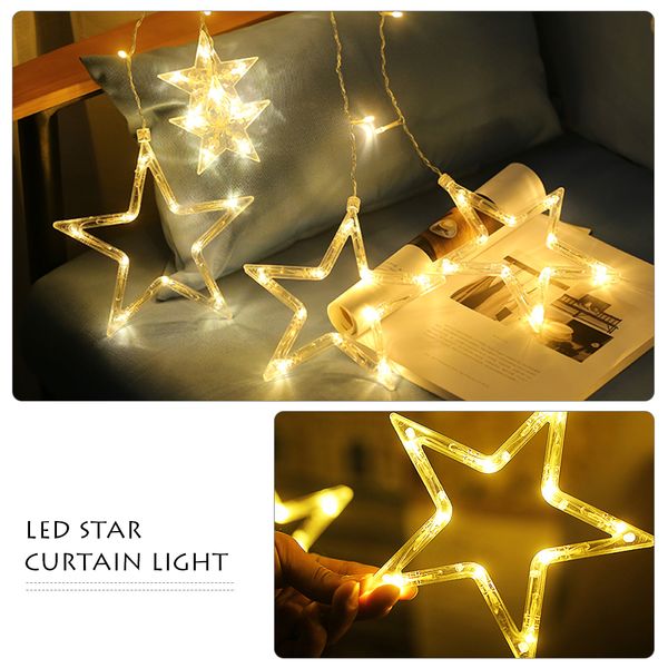led christmas string light 8 modes fairy lights curtains 220v star led string light garland fairy christmas decorations for room
led christmas string light 8 modes fairy lights curtains 220v star led string light garland fairy christmas decorations for room