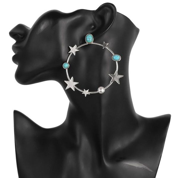 charm fashion 1 pair women lady hoops earrings round pendant star vintage jewelry gifts cx17, Golden
charm fashion 1 pair women lady hoops earrings round pendant star vintage jewelry gifts cx17, Golden
