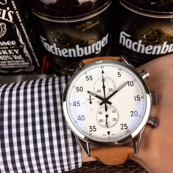 2020 fashion watches men space 1887 brown stainless steel date watch calipre rs quartz chronograph watches watches, Slivery;brown
2020 fashion watches men space 1887 brown stainless steel date watch calipre rs quartz chronograph watches watches, Slivery;brown