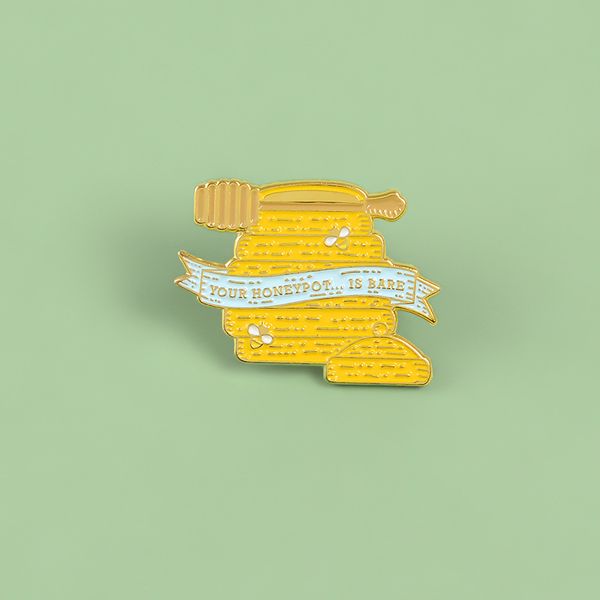 your honeypot is bare brooch enamel pin cartoon sweety honey jar honey bee brooches shirts bag badges lapel fans gifts, Blue
your honeypot is bare brooch enamel pin cartoon sweety honey jar honey bee brooches shirts bag badges lapel fans gifts, Blue