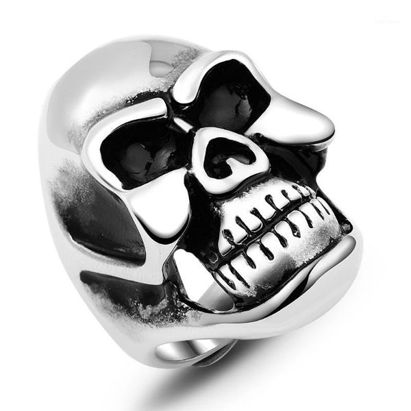 wedding rings drop ship big punk biker skull skeleton ring for man stainless steel unique men cool jewelry vintage jewelry1, Slivery;golden 
wedding rings drop ship big punk biker skull skeleton ring for man stainless steel unique men cool jewelry vintage jewelry1, Slivery;golden