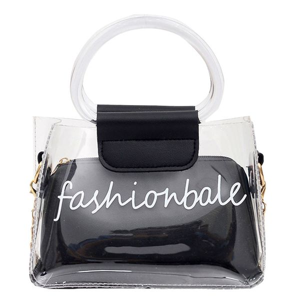 fashion pvc jelly bag women summer small bag transparent jelly bag wild simple shoulder set 2pcs
fashion pvc jelly bag women summer small bag transparent jelly bag wild simple shoulder set 2pcs