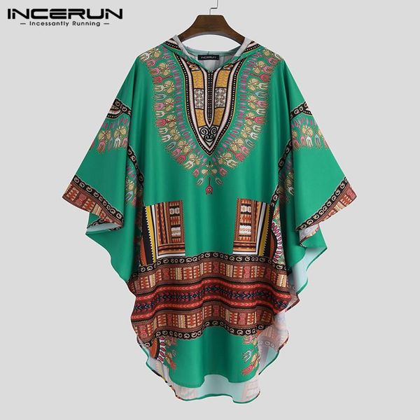 incerun men african clothing hooded ethnic style printed cloak vintage casual ponchos loose african dashiki men shirt s-5xl, Red
incerun men african clothing hooded ethnic style printed cloak vintage casual ponchos loose african dashiki men shirt s-5xl, Red