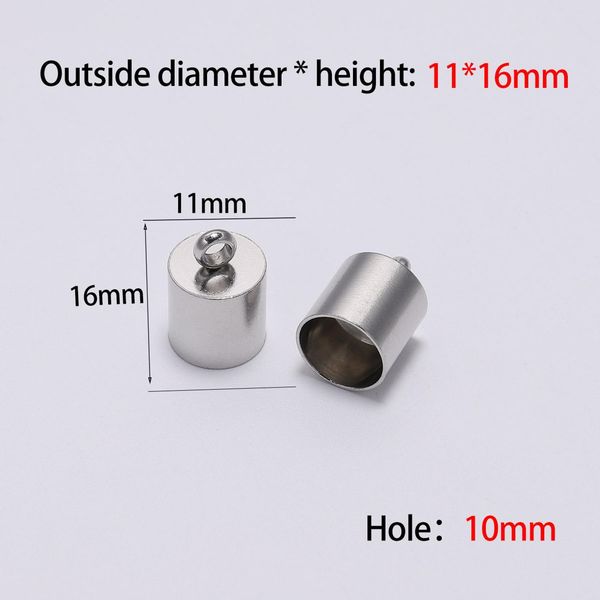 10pcs/lot stainless steel end tip cap fit 2 3 4 5 6 7 8 10mm tassel leather cord end crimp caps for wmtyid
10pcs/lot stainless steel end tip cap fit 2 3 4 5 6 7 8 10mm tassel leather cord end crimp caps for wmtyid