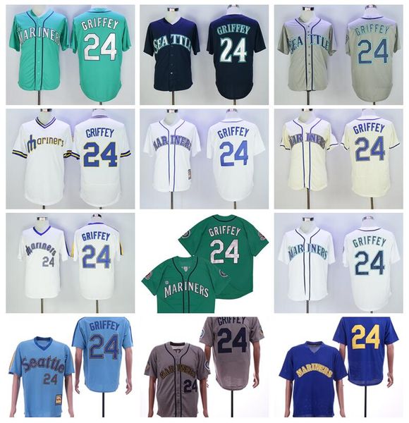 pullover 1984 1995 retire baseball jersey 24 ken griffey jr vintage green navy blue white blue beige grey stitched flexbase 2016 cool base, Blue;black
pullover 1984 1995 retire baseball jersey 24 ken griffey jr vintage green navy blue white blue beige grey stitched flexbase 2016 cool base, Blue;black