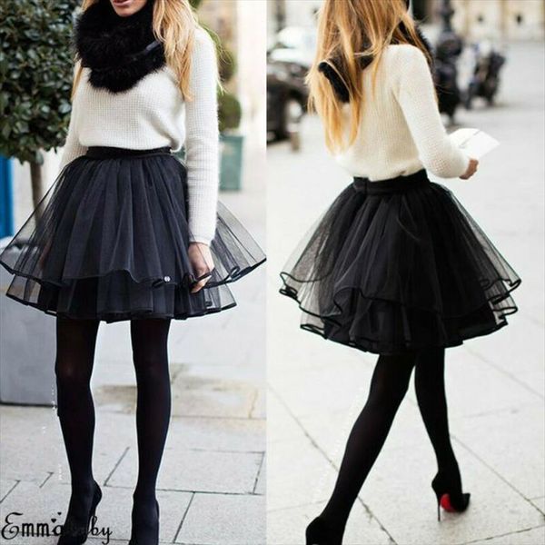 women skirts ball gown solid skirt tutu tulle a line skirt dance mini girls ballet tutu black faldas mujer moda 2019
women skirts ball gown solid skirt tutu tulle a line skirt dance mini girls ballet tutu black faldas mujer moda 2019