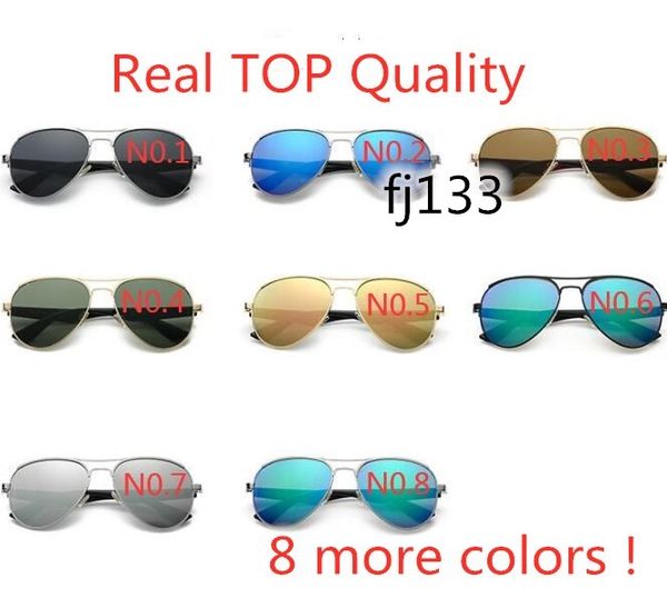 2021designer sunglasses aviation pilot sun glasses for men women with black or 3523 leather case, cloth, and retail accessories, White;black
2021designer sunglasses aviation pilot sun glasses for men women with black or 3523 leather case, cloth, and retail accessories, White;black