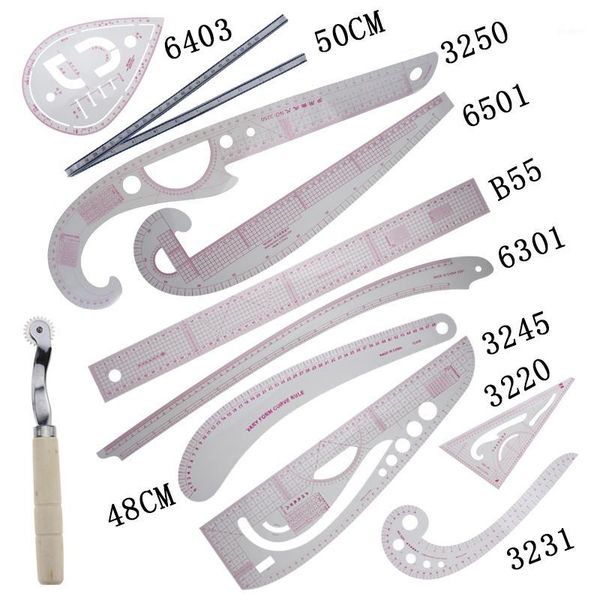 9pcs/set cutting ruler sewing feet tailor-foot put yardstick sleeve arm french curve cut cutting knife ruler cuff button comma1, Black
9pcs/set cutting ruler sewing feet tailor-foot put yardstick sleeve arm french curve cut cutting knife ruler cuff button comma1, Black