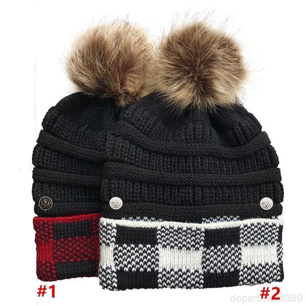 women pompom knitted detachable button woolen beanie winter warm hats fashion grid thick outdoor ski cap owd2908
women pompom knitted detachable button woolen beanie winter warm hats fashion grid thick outdoor ski cap owd2908