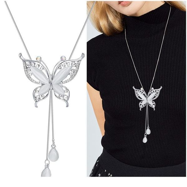 ravimour fashion long chain sweater necklaces & pendants for women blue opal rhinestone flower pendant necklace female qylubh, Black;brown
ravimour fashion long chain sweater necklaces & pendants for women blue opal rhinestone flower pendant necklace female qylubh, Black;brown