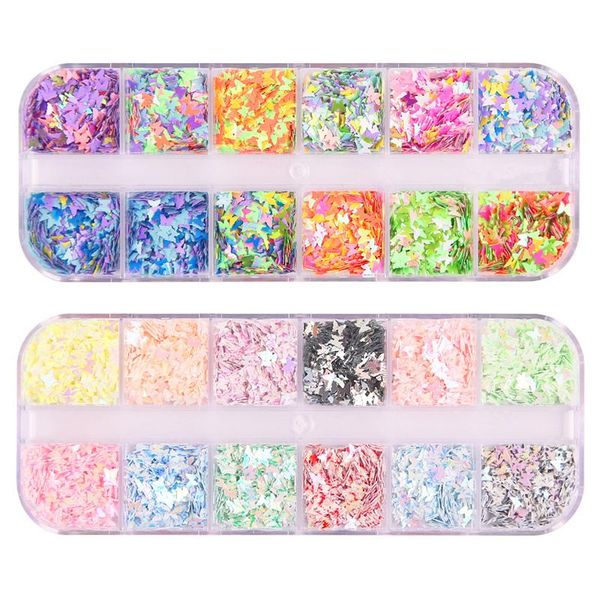 1 box maple butterfly nail art sequins holographic glitter flakes nail sequins chameleon stickers for nails decoration, Silver;gold
1 box maple butterfly nail art sequins holographic glitter flakes nail sequins chameleon stickers for nails decoration, Silver;gold