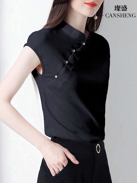 improved hanfu women's personality fashion summer dign minority white shirt foreign style top
improved hanfu women's personality fashion summer dign minority white shirt foreign style top