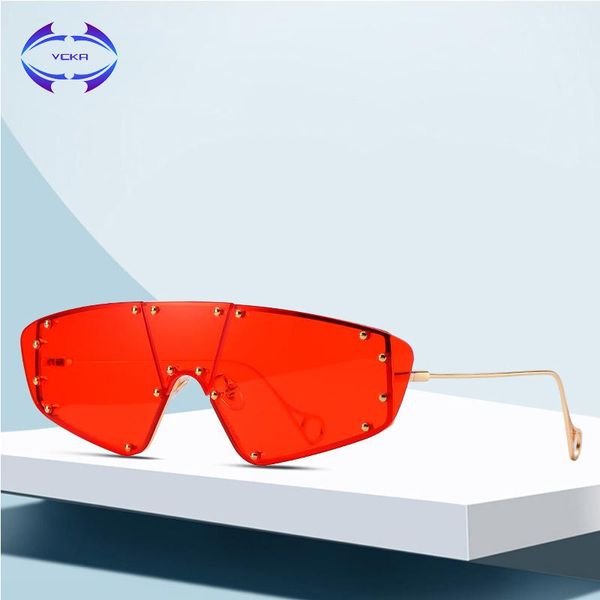 sunglasses vcka 2021 fashion rimless women brand designer punk glasses uv400 eyeglasses big frame eyewear, White;black
sunglasses vcka 2021 fashion rimless women brand designer punk glasses uv400 eyeglasses big frame eyewear, White;black