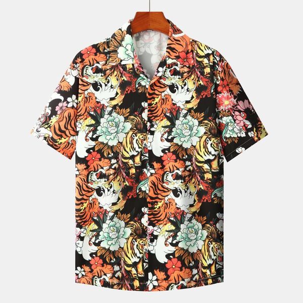 casual printed short sleeve shirt men street 2020 hawaii beach oversize women fashion harujuku shirts for men mx024, White;black
casual printed short sleeve shirt men street 2020 hawaii beach oversize women fashion harujuku shirts for men mx024, White;black