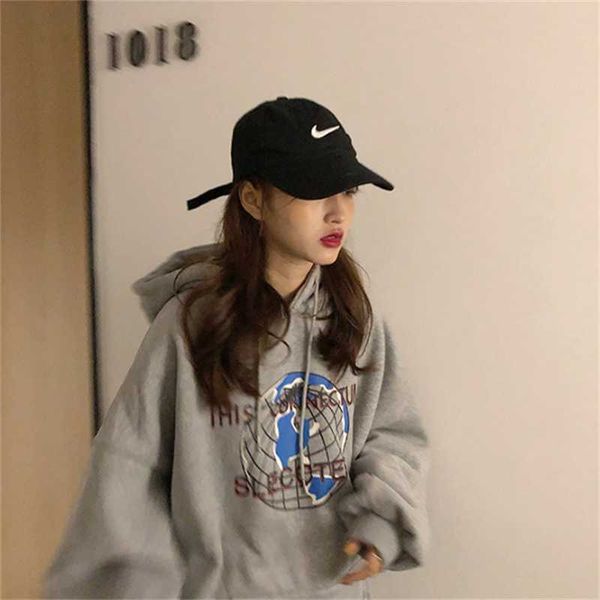 super fire cec hong kong sweater women's autumn winter korean version lazy style ins loose versatile hooded and plush trend, Black
super fire cec hong kong sweater women's autumn winter korean version lazy style ins loose versatile hooded and plush trend, Black