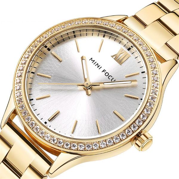 Fashion Elegant Quality Stainless Steel Band Japan Quartz Movement Waterproof Women Full Rose Gold Ladies Luxury Wrist Watch, Bronze
Fashion Elegant Quality Stainless Steel Band Japan Quartz Movement Waterproof Women Full Rose Gold Ladies Luxury Wrist Watch, Bronze