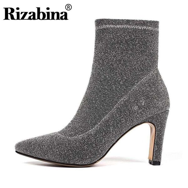 boots rizabina fashion bling women ankle heels shoes pointed toe slip on winter warm footwear size 33-40, Black
boots rizabina fashion bling women ankle heels shoes pointed toe slip on winter warm footwear size 33-40, Black