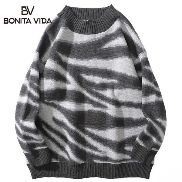 bonita vida свитера вязаная zebra stripe pattern пуловер перемычки streetwear hip hop повседневный трикотаж harajuku сыпучие tops, White;black
bonita vida свитера вязаная zebra stripe pattern пуловер перемычки streetwear hip hop повседневный трикотаж harajuku сыпучие tops, White;black