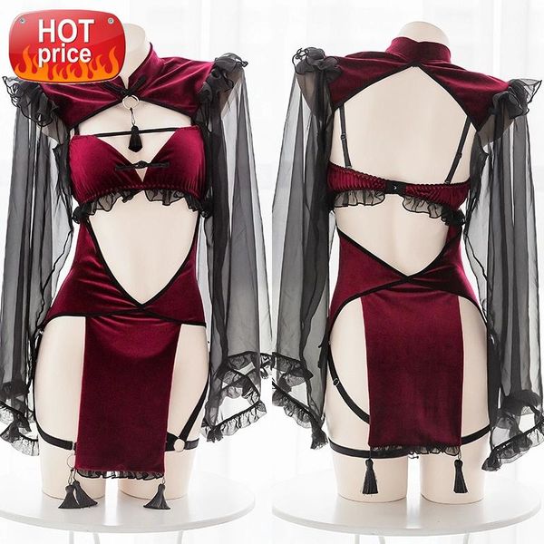 punk gothic black red lace sleepwear lingerie for women maid temptation cute evil demon cosplay dress halloween costumes #nn3p, Black;white
punk gothic black red lace sleepwear lingerie for women maid temptation cute evil demon cosplay dress halloween costumes #nn3p, Black;white