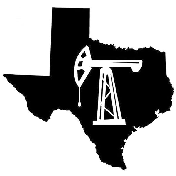 13.3cm*14cm texas state oilfield oil pump jack vinyl car styling stickers black/silver s3-4969
13.3cm*14cm texas state oilfield oil pump jack vinyl car styling stickers black/silver s3-4969