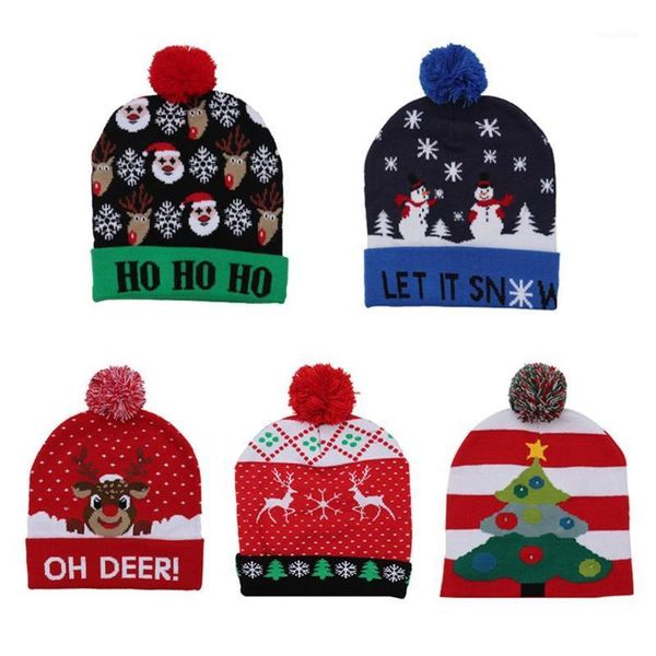 colorful christmas knitted hat with pompom new year winter warm children beanie lighted cap apparel accessories1
colorful christmas knitted hat with pompom new year winter warm children beanie lighted cap apparel accessories1