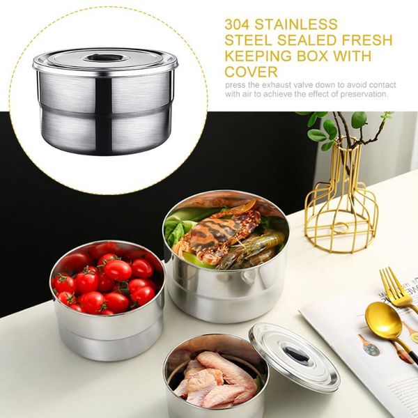 storage bottles & jars bento reusable container round picnic stainless steel lunch box leakproof multifunctional with lid portable keep fres
storage bottles & jars bento reusable container round picnic stainless steel lunch box leakproof multifunctional with lid portable keep fres