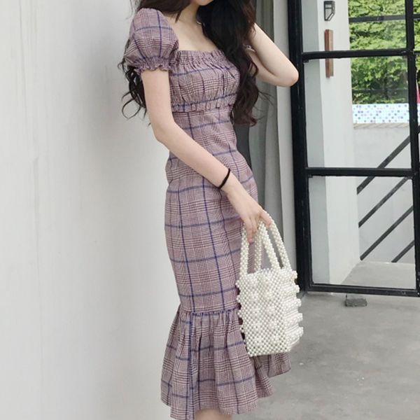 new fishtail 2021 female will see feminine puff thin chess dressed purple party dress blzr, Black;gray
new fishtail 2021 female will see feminine puff thin chess dressed purple party dress blzr, Black;gray