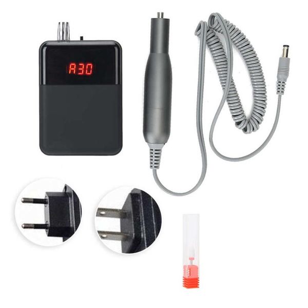 30000rpm professional nail drill portable electric nail polishing machine mini grinding tool set, Silver
30000rpm professional nail drill portable electric nail polishing machine mini grinding tool set, Silver