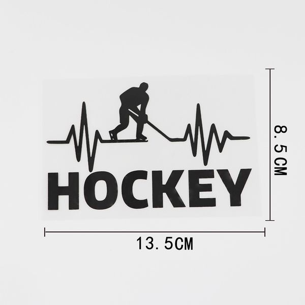 13.5cmx8.5cm hockey player stick puck sports decal vinyl car sticker black/silver 8a-0700
13.5cmx8.5cm hockey player stick puck sports decal vinyl car sticker black/silver 8a-0700