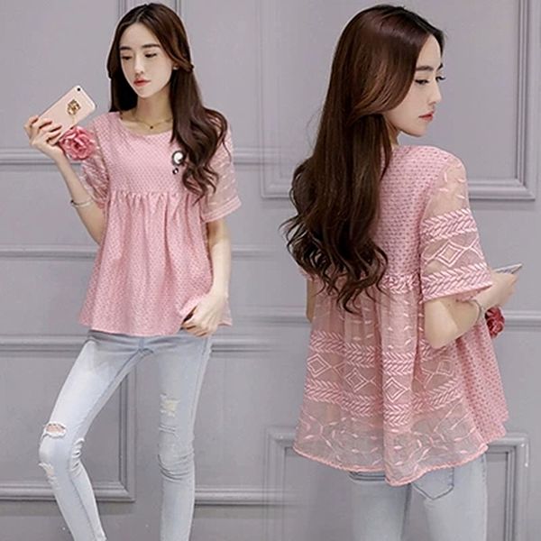 tamanho novo grande primavera e no outono longo-manga curta de renda chiffon camisa magro das mulheres iib3 3xri, White
tamanho novo grande primavera e no outono longo-manga curta de renda chiffon camisa magro das mulheres iib3 3xri, White