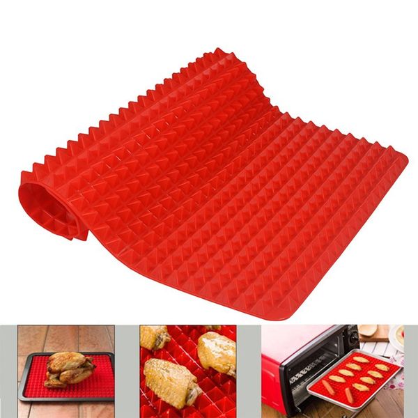 practical creative pyramid silicone baking mat nonstick pan pad cooking mat oven baking tray mat kitchen bakeware gadgets
practical creative pyramid silicone baking mat nonstick pan pad cooking mat oven baking tray mat kitchen bakeware gadgets