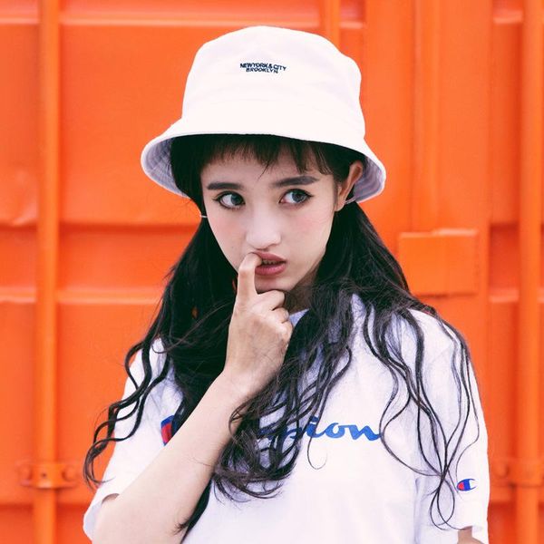 korean solid color basin hat embroidered small letter women's sunshade fisherman's hat men's outdoor sun protection beach, Blue;gray
korean solid color basin hat embroidered small letter women's sunshade fisherman's hat men's outdoor sun protection beach, Blue;gray
