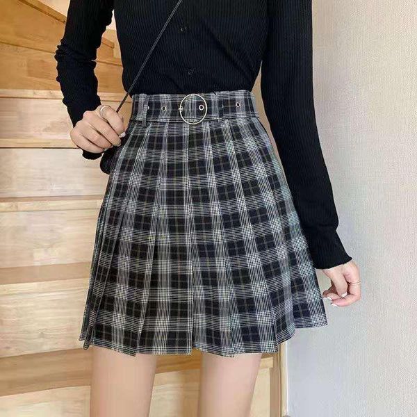 korean fashion clothing plaid pleated mini skirts harajuku grunge women skirts gothic streetwear high waist short skirt, Black
korean fashion clothing plaid pleated mini skirts harajuku grunge women skirts gothic streetwear high waist short skirt, Black