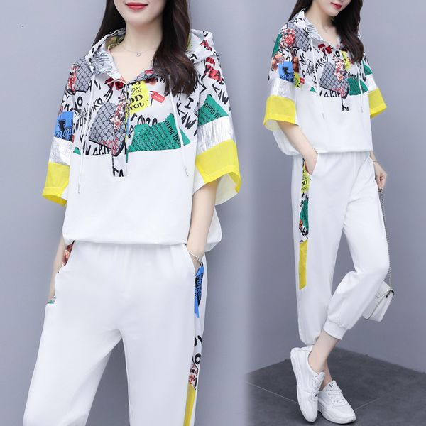 european station of two female garments will see with hood piece assembly and casual pants match clothes women's clothing 9bxw, White
european station of two female garments will see with hood piece assembly and casual pants match clothes women's clothing 9bxw, White