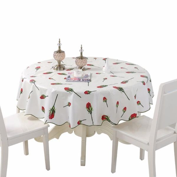 pastoral pvc waterproof round table cloth size 150/180cm floral plaid thicken home decoration tablecloth mesa
pastoral pvc waterproof round table cloth size 150/180cm floral plaid thicken home decoration tablecloth mesa