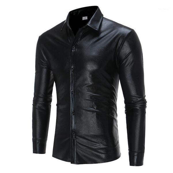 men's shirts solid color blouse male casual wild long sleeve shirt men stage costumes singer black gold silver new1, White;black
men's shirts solid color blouse male casual wild long sleeve shirt men stage costumes singer black gold silver new1, White;black