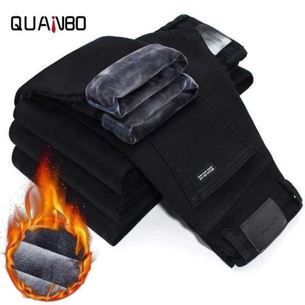 plus size jeans 2020 new winter men's warm slim fit elasticity jeans business fashion thicken denim trousers fleece black pants, Blue
plus size jeans 2020 new winter men's warm slim fit elasticity jeans business fashion thicken denim trousers fleece black pants, Blue