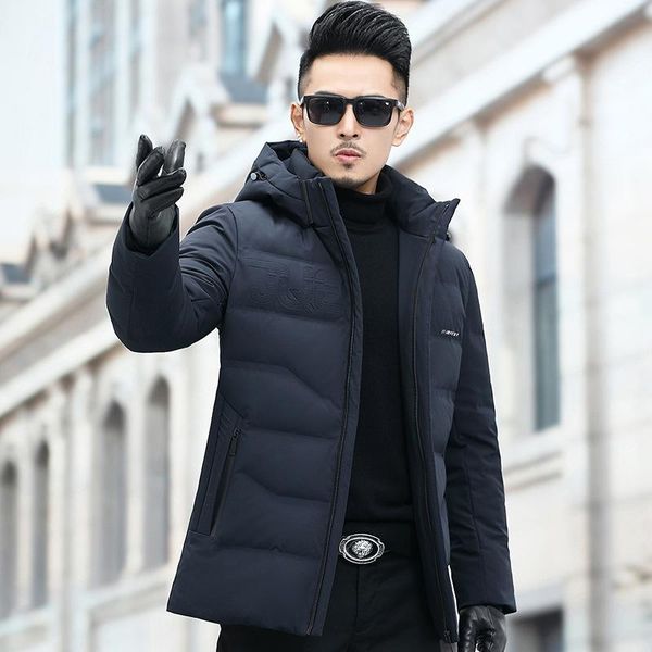 down jacket man wind warm even more winter leisure fashion hat coat feather coat, 6105, Black
down jacket man wind warm even more winter leisure fashion hat coat feather coat, 6105, Black