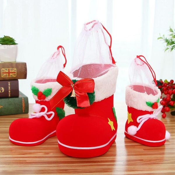 christmas decorations 4pcs/lot stocking gift bag flocking boots socks penholder candy box socks1
christmas decorations 4pcs/lot stocking gift bag flocking boots socks penholder candy box socks1