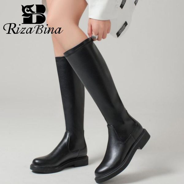 rizabina size 31-43 women knee boots slip on flats round toe shoes winter warm boots women fashion party footwear, Black
rizabina size 31-43 women knee boots slip on flats round toe shoes winter warm boots women fashion party footwear, Black