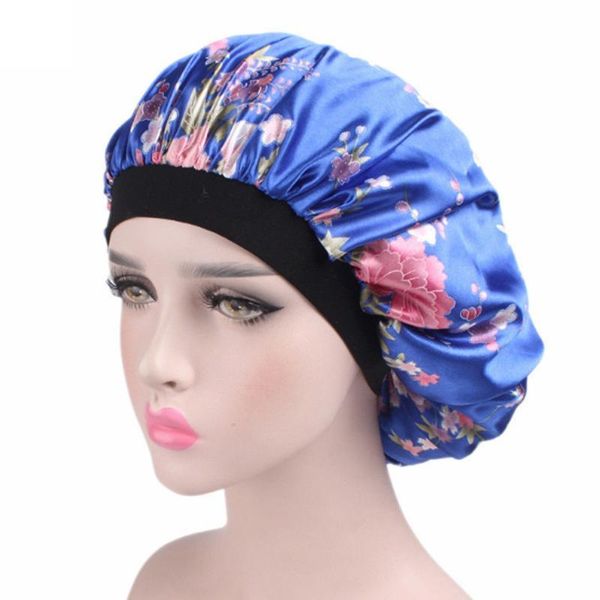 berets women sleep cap soft silk satin night hair bonnet hat comfortable head cover wide elastic band loss, Blue;gray
berets women sleep cap soft silk satin night hair bonnet hat comfortable head cover wide elastic band loss, Blue;gray