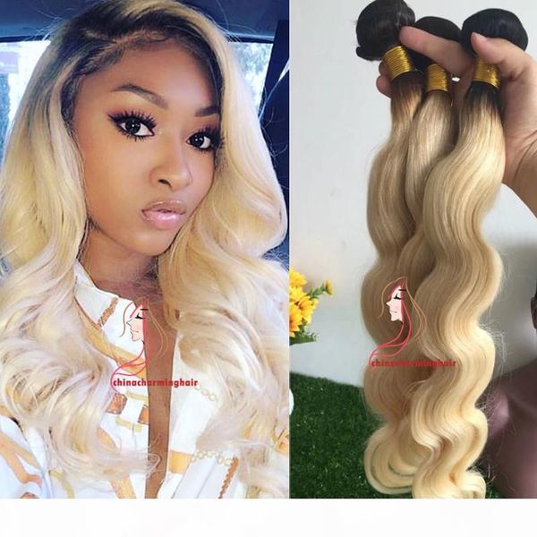 brazilian dark root blonde human hair body wave 3pcs bundles two tone 1b 613 virgin hair ombre brazilian hair, Black
brazilian dark root blonde human hair body wave 3pcs bundles two tone 1b 613 virgin hair ombre brazilian hair, Black